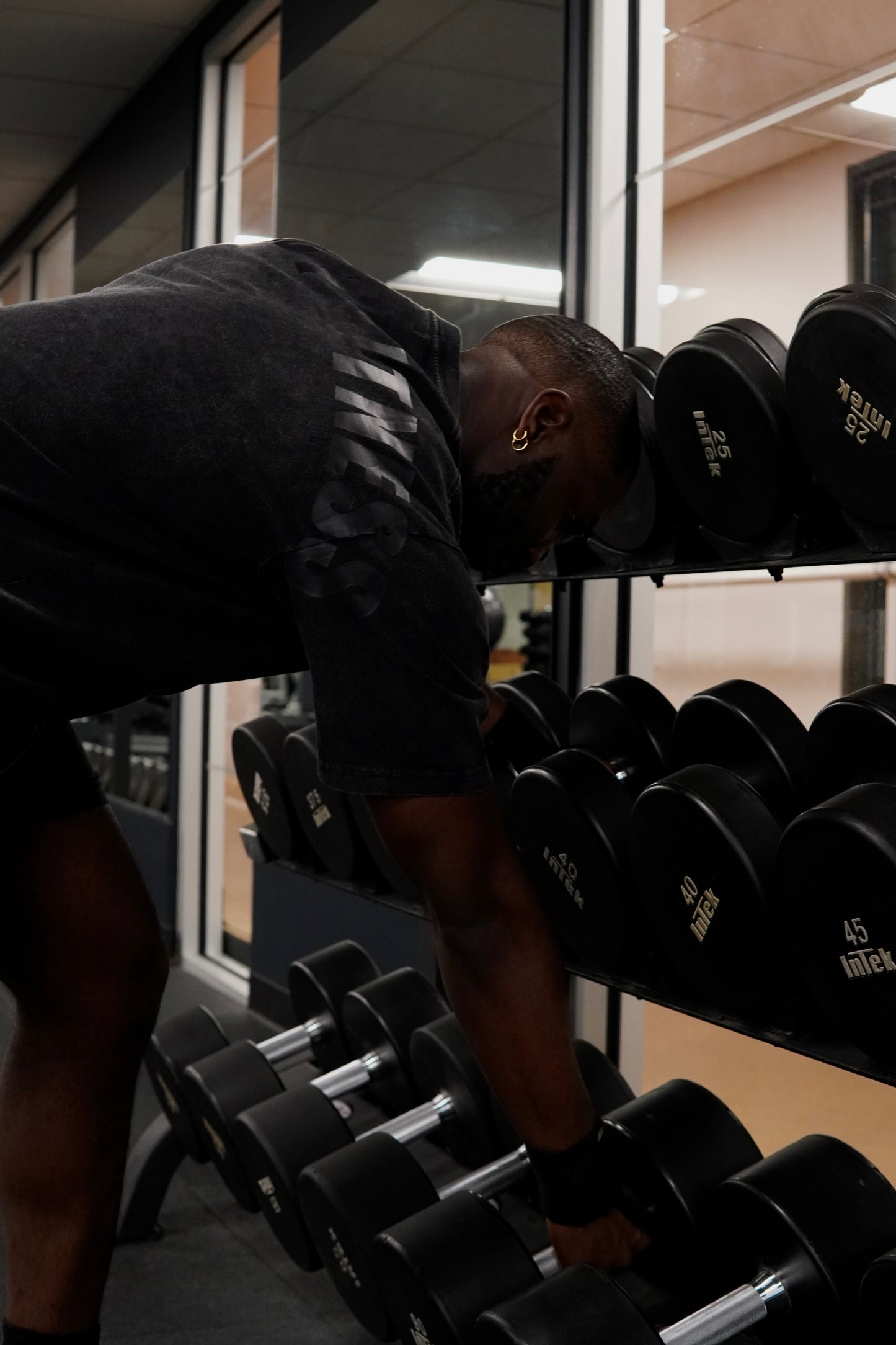 “REBIRTH” T-Shirt - Charcoal Black